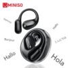 MINISO MS190 Übersetzungs-Kopfhörer – Echtzeit-Übersetzung in 134 Sprachen mit App, Bluetooth 6.0, Kabellose Earbuds für Musik & Anrufe, IPX5 Wasserdicht, Lange Akkulaufzeit